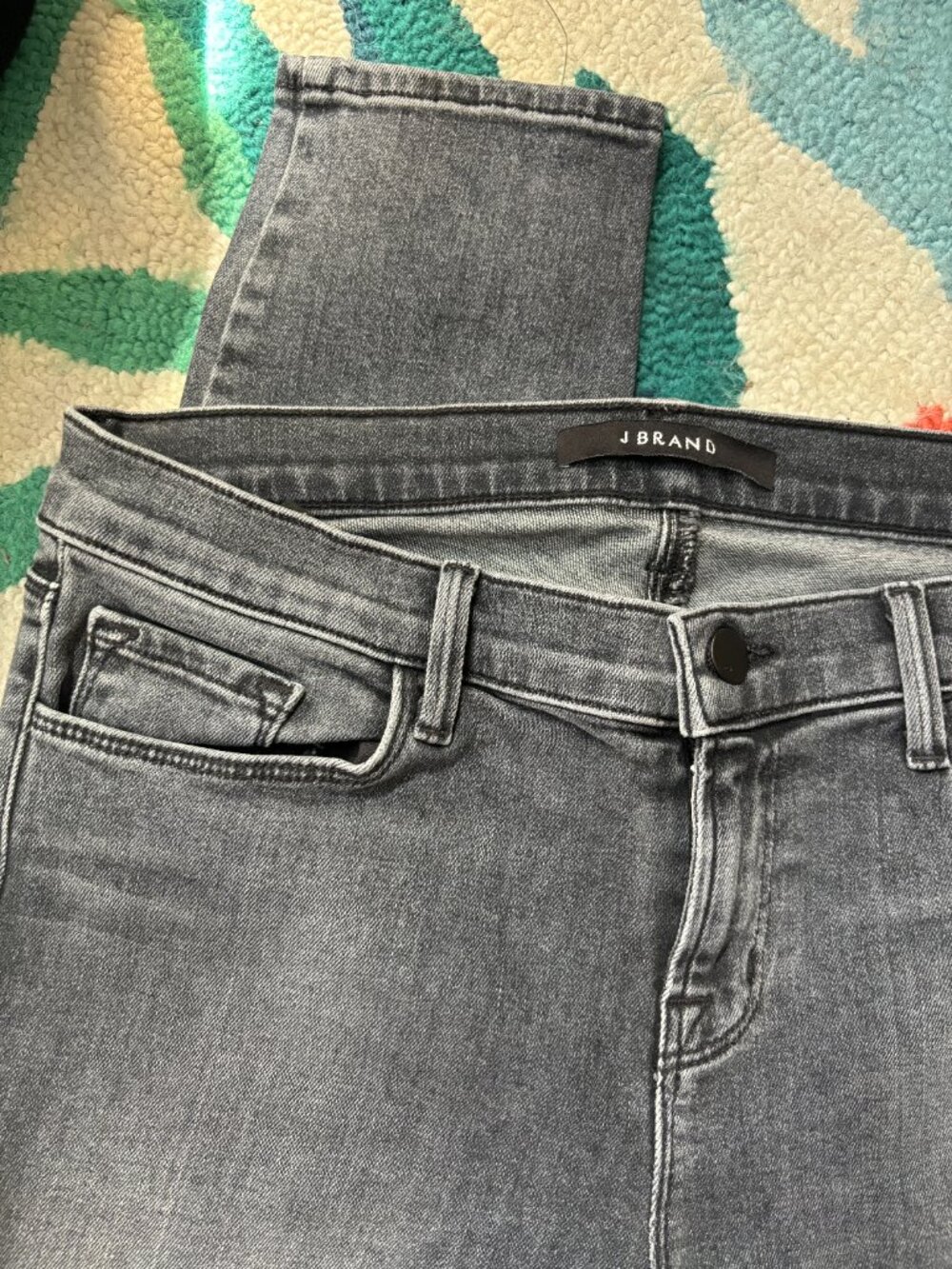 J Brand Grey stretch skinny jeans Size 30